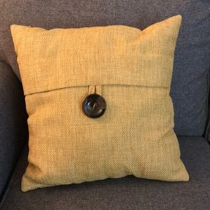 Home- Cushion- Yellow
